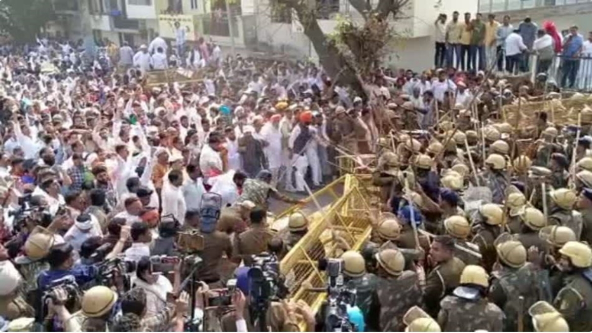 sarpanch protest in haryana