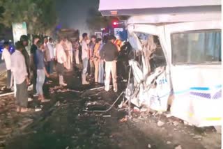 ہریانہ سڑک حادثہ میں 7 افراد کی موت تقریبا 20 افراد زخمی