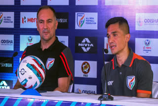 Igor Stimac and SuniL Chhetri