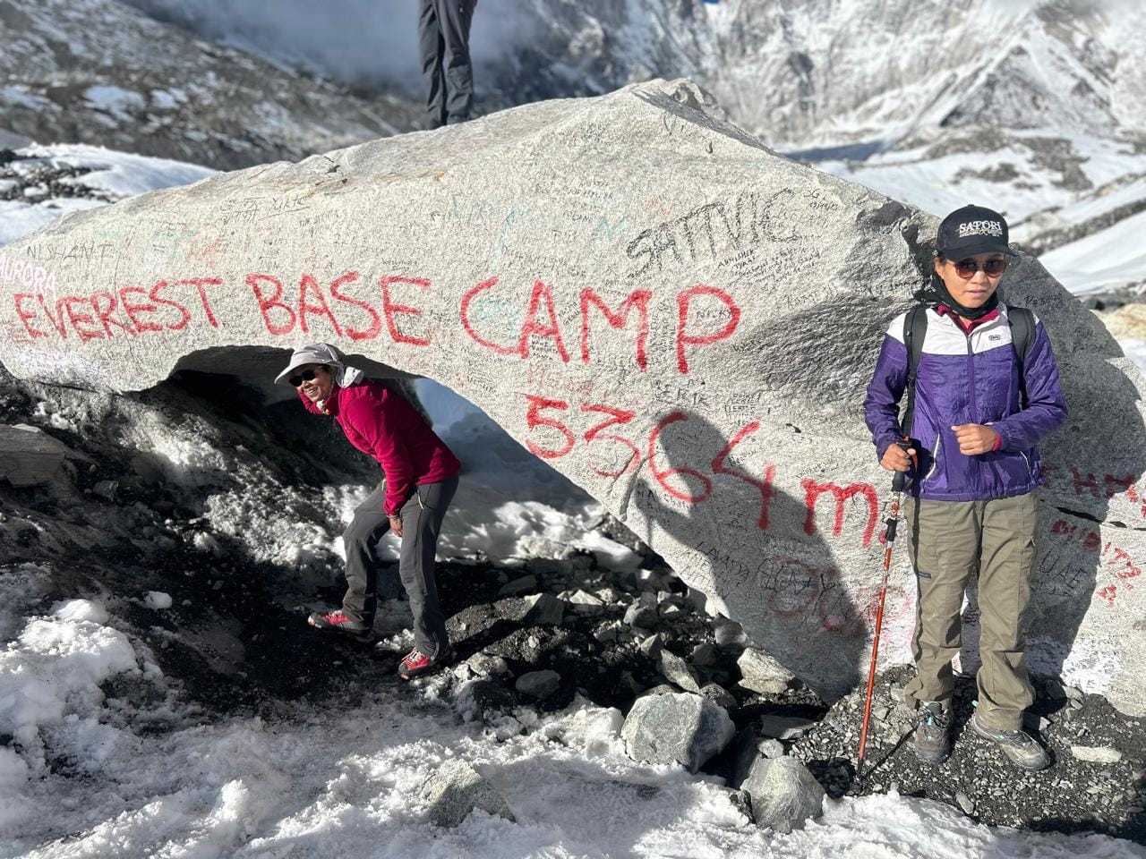 BLIND WOMAN ON MOUNT EVEREST