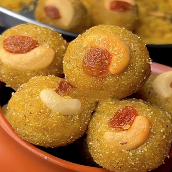 Mango Rava Laddu Recipe