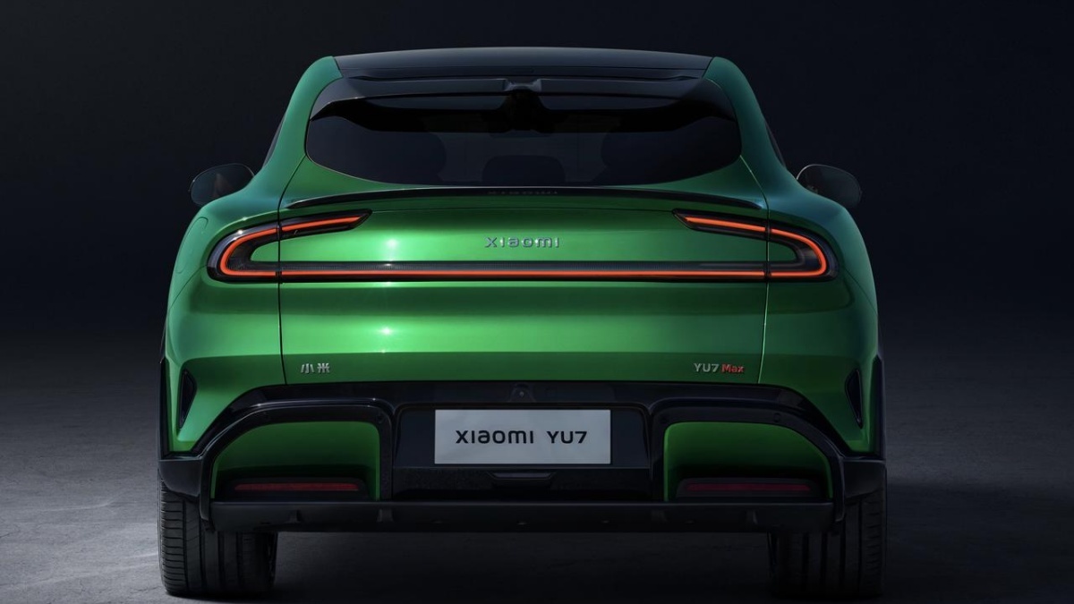 Xiaomi YU7 Rear Profile