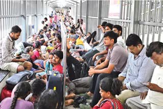 Queue Line Sheds For Devotees In TTD