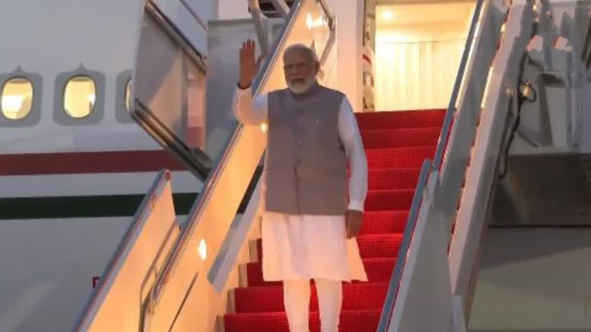 PM MODI CONCLUDES US STATE VISIT EMPLANES FOR EGYPT