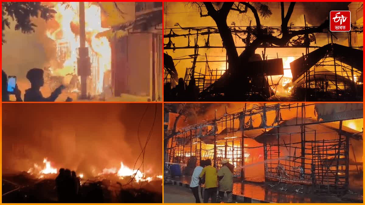 Khaderpet Banian Market fire