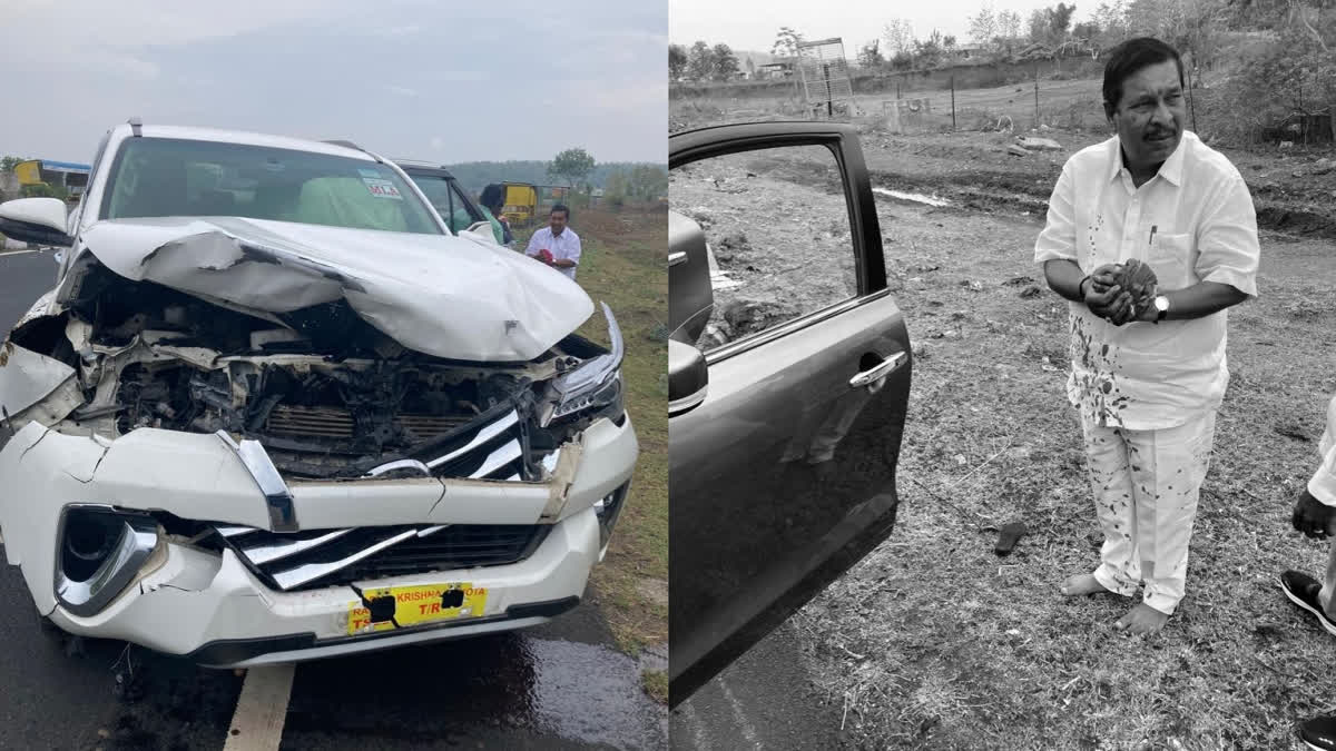 MLA Rathod Bapurao Car Accident