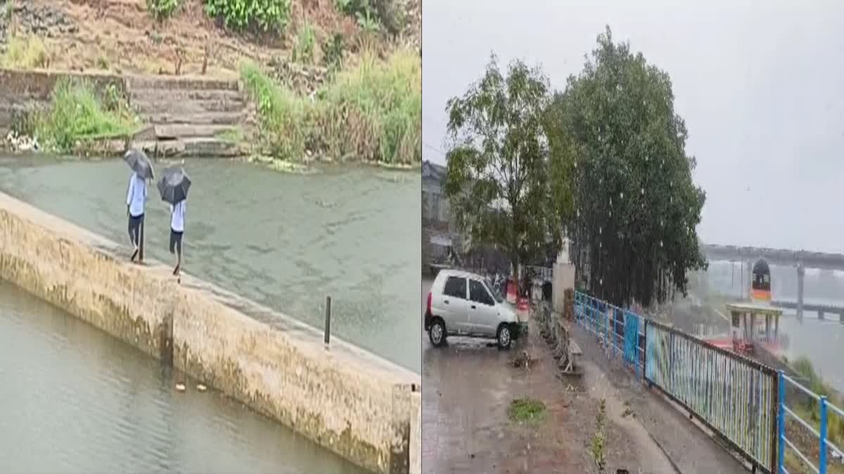 Gujarat Monsoon Update : નવસારી જિલ્લામાં ધીમીધારે વરસાદનું આગમન, કાવેરી બે કાંઠે વહી