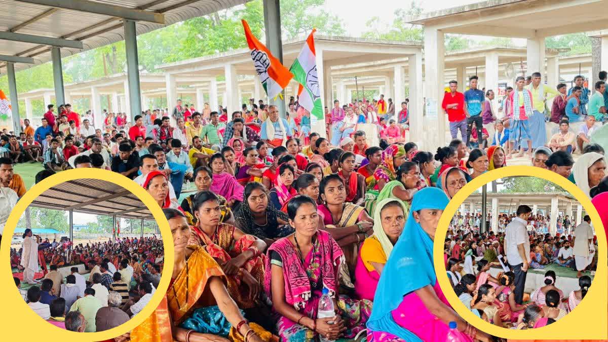 Congress protest in Bijapur