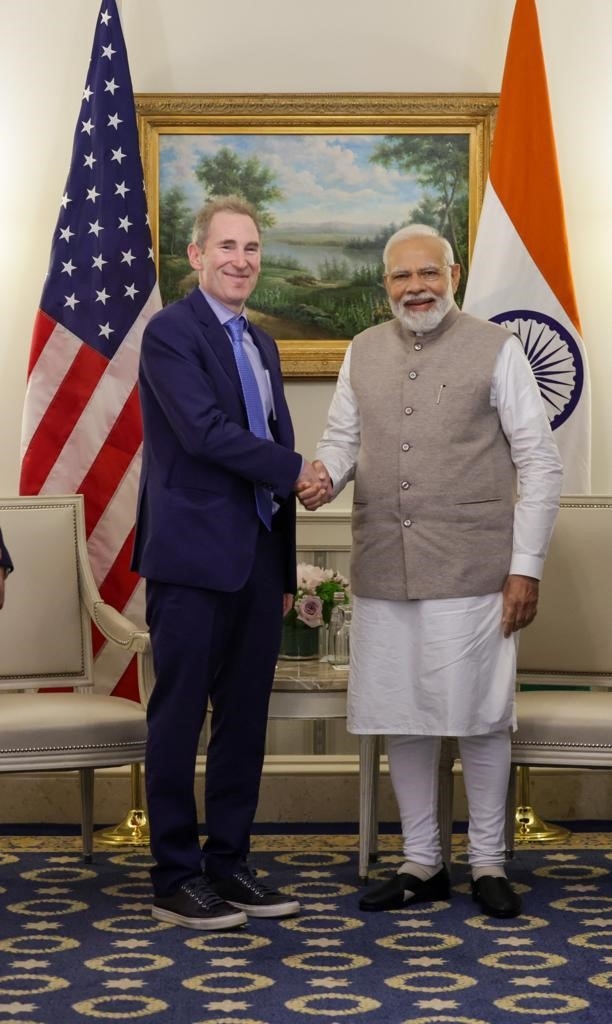 Amazon CEO Andy Jassy met PM Modi