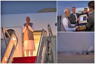 Prime Minister Narendra Modi  Prime Minister Narendra Modi departs for Cairo  Mddi maiden State Visit to the United States  ಪ್ರಧಾನಿ ಮೋದಿಯನ್ನು ಅದ್ಧೂರಿಯಾಗಿ ಬೀಳ್ಕೊಟ್ಟ ಅಮೆರಿಕ  ಈಜಿಪ್ಟ್‌ನ ಕೈರೋಗೆ ಪ್ರಯಾಣ  ಮೋದಿಯನ್ನು ಬಹಳ ಅದ್ಧೂರಿಯಾಗಿ ಮತ್ತು ಗೌರವ  ಅಮೆರಿಕ ಇಂಡಿಯಾ ಸ್ಟ್ರಾಟೆಜಿಕ್ ಪಾರ್ಟ್ನರ್ಶಿಪ್ ಫೋರಮ್  H1B ವೀಸಾ ನವೀಕರಣವ