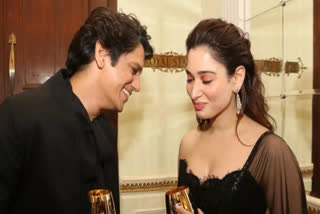 Tamannaah Bhatia  Vijay Varma  Tamannaah Bhatia and Vijay Varma  Tamannaah Bhatia and Vijay Varma kiss  Lust Stories 2  Tamannaah Bhatia kiss in Lust Stories 2  Vijay Varma kiss in Lust Stories 2  Tamannaah Bhatia first onscreen kiss is adorable  Vijay Varma reaction  തമന്നയുടെ ആദ്യ ഓൺസ്‌ക്രീൻ ചുംബനം മനോഹരമാണ്  പ്രതികരിച്ച് വിജയ് വർമ  വിജയ് വർമ  തമന്ന  തമന്ന ഭാട്ടിയ  ലസ്‌റ്റ് സ്‌റ്റോറീസ് 2  പ്രതികരിച്ച് കാമുകന്‍ വിജയ് വർമ  തമന്നയുടെ ആദ്യ ഓൺസ്‌ക്രീൻ ചുംബനത്തെ കുറിച്ച്