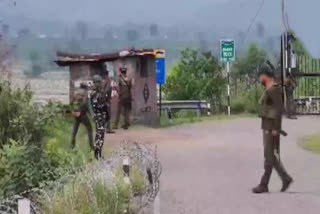 A ARMY JAWAN INJURED IN AN ENCOUNTER WITH TERRORISTS IN POONCH JAMMU AND KASHMIR