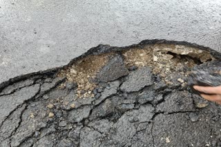 Shyampur Sehore road uprooted