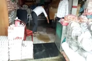 rain water entered in sports complex Hamirpur