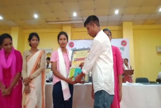 Felicitation program in Dhemaji