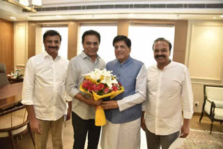 KTR meet with Piyush Goyal