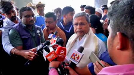 CM Siddaramaiah spoke to the media.