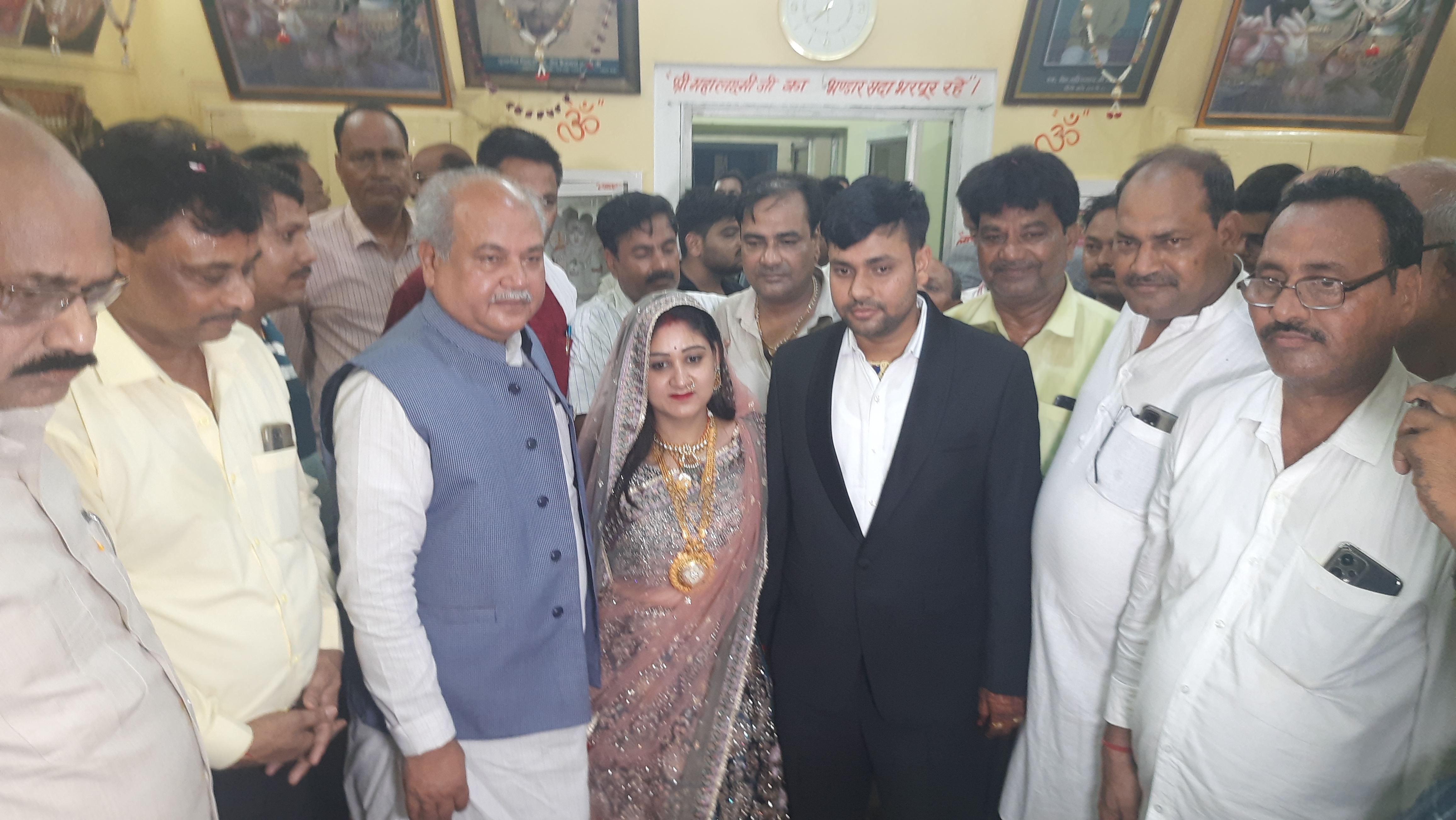 Narendra Tomar attended wedding in Morena