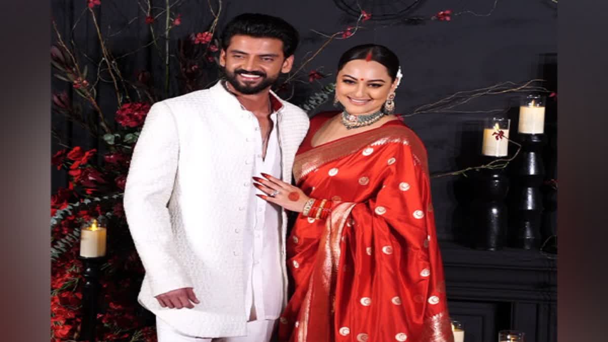 Sonakshi And Zaheer Reception Look