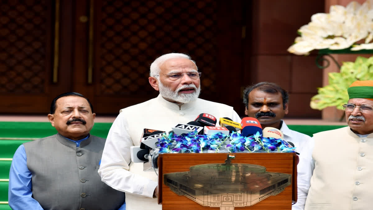 The Congress on Monday said Prime Minister Narendra Modi had nothing new to offer in his remarks ahead of the start of the 18th Lok Sabha resorted and as usual resorted to diversion".