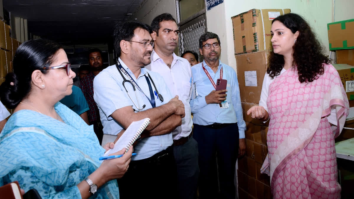 inspection of hospital in jaipur