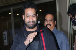 Jr NTR Returns to Hyderabad after Shooting Devara Song in Thailand