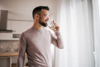 Drinking Water While Standing