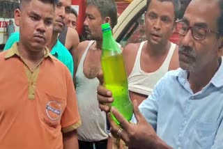 tense-situation-in-Dhubri-indian-oil-petrol pump-over-oil-adulteration