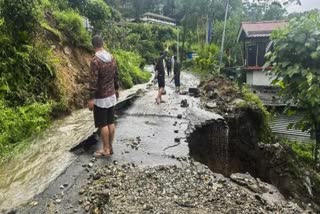 Incessant Rains Trigger Landslide, Floods In Itanagar; Snaps Communication