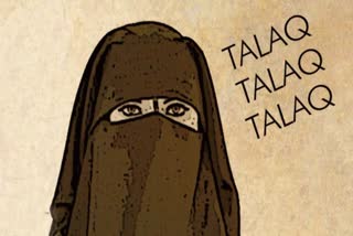 TRIPLE TALAQ IN MP  WOMAN JOINS BJP  TALAQ CASE IN MADHYA PRADESH  ബിജെപിയിൽ ചേർന്നതിന്‌ മുത്തലാഖ്