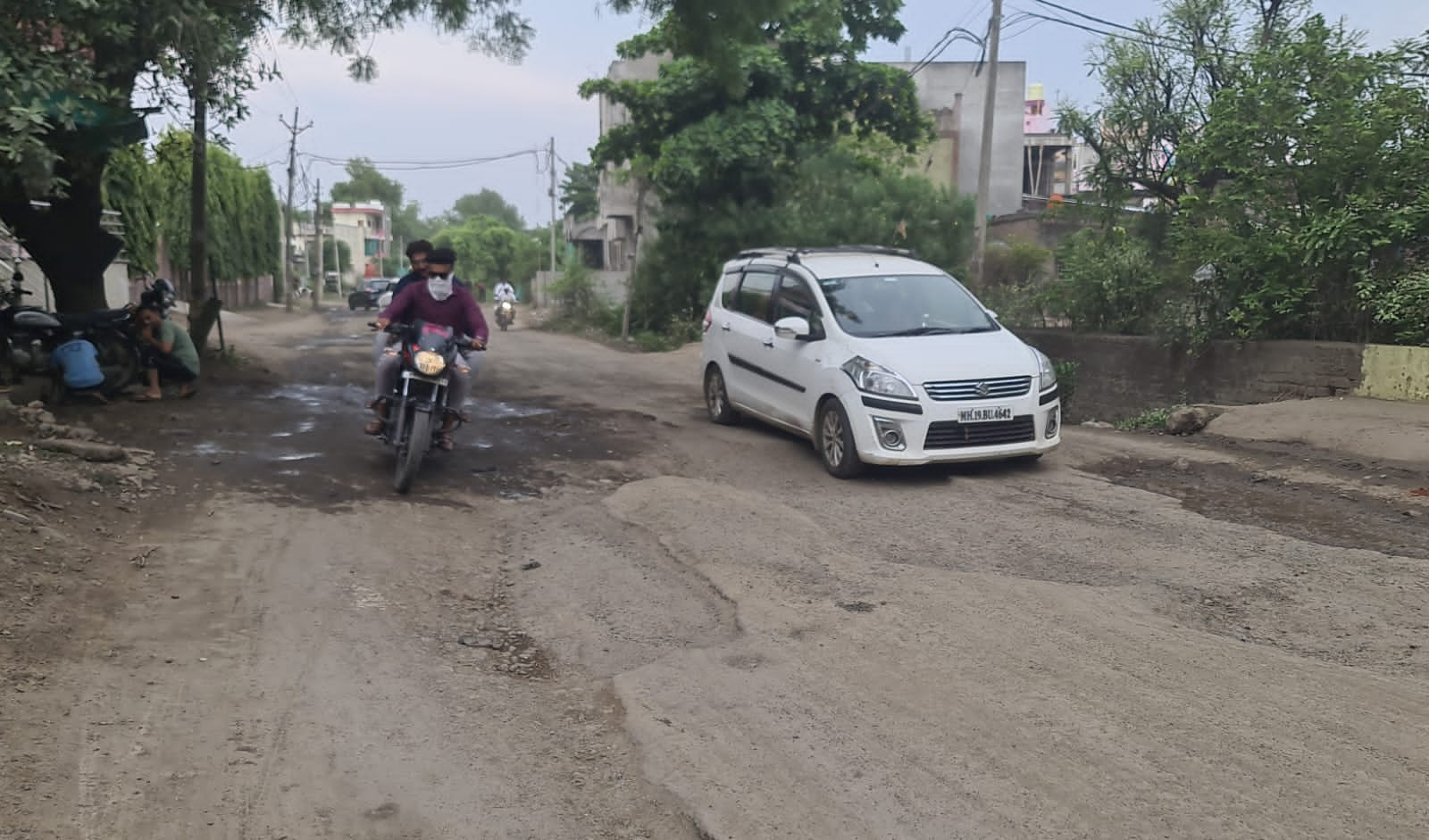 NH 753B broken Burhanpur