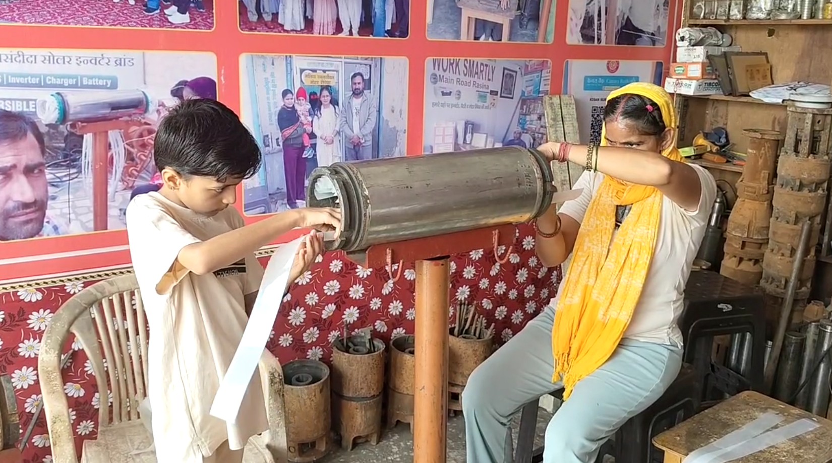 Success Story of Seema Malik from Kaithal Haryana First female motor winding mechanic with one kidney Repair Borewell Submersible Pumps