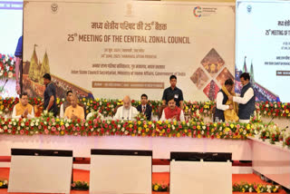 Union Home Minister Amit Shah chaired the 25th Central Zonal Council meeting, focusing on border security, inflation and other issues.