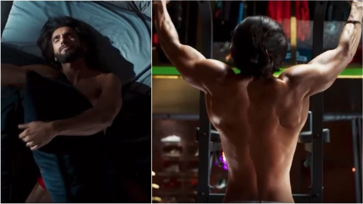 Ranveer Singh, on Monday, took to Instagram and dropped a new promo for Rocky Aur Rani Kii Prem Kahaani. The promo shows him shirtless, his gym workout, and his designer closet.