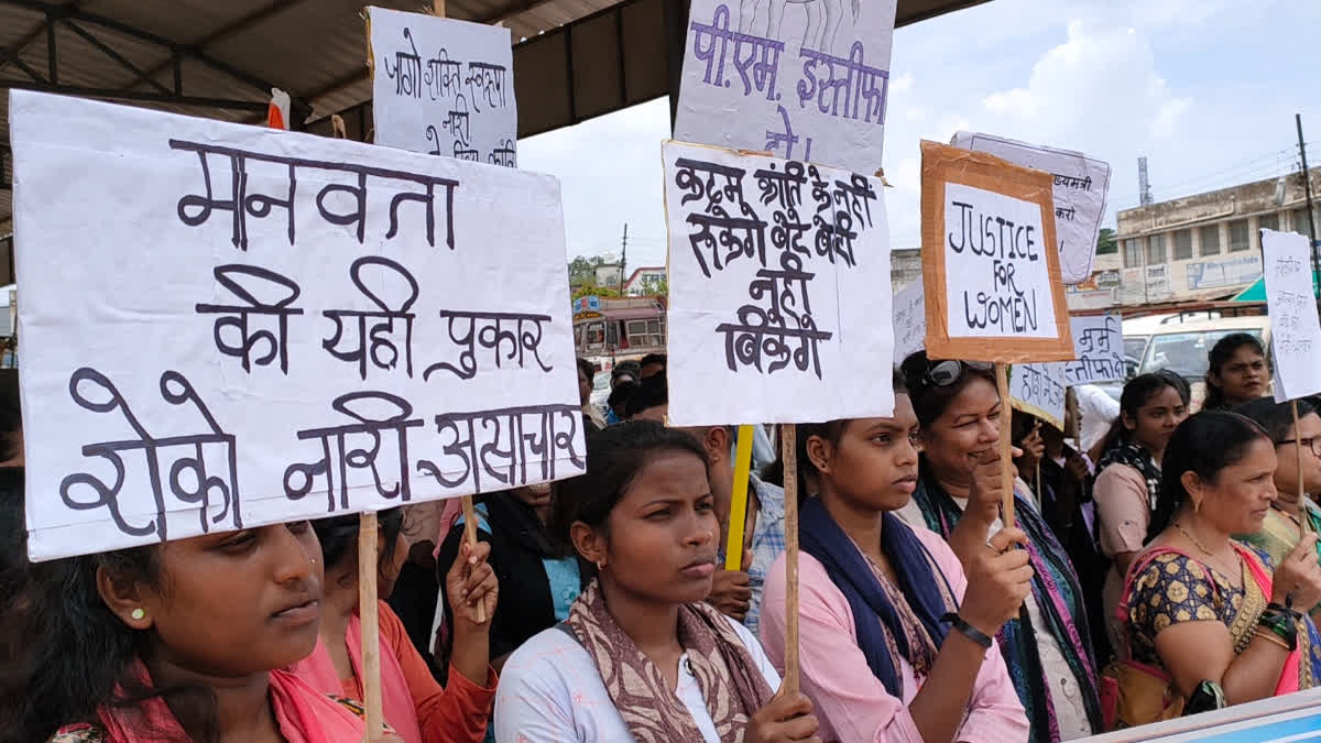 Protest Against Manipur Violence