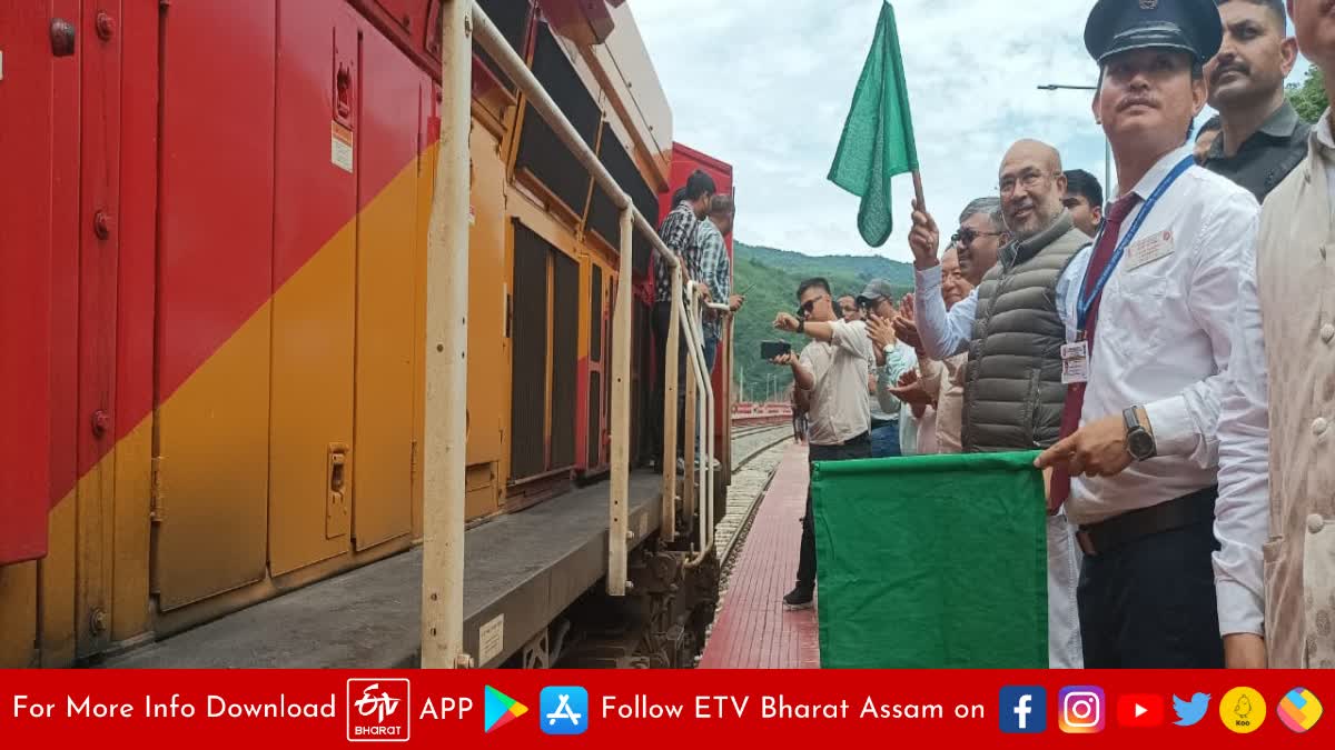 The goods train has finally arrived in Manipur