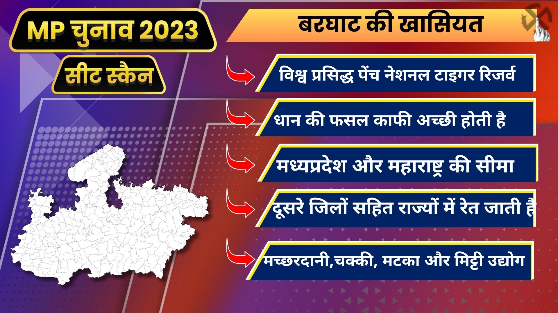 MP Seat Scan Barghat