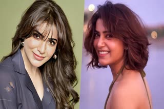 Samantha  Samantha Ruth Prabhu shares cropped hair look  Samantha Ruth Prabhu shares her cropped hair  Samantha Ruth Prabhu  തലമുടി ക്രോപ്പ് ചെയ്‌ത് സാമന്ത  സാമന്ത  പുതിയ ലുക്ക് പങ്കുവച്ച് താരം  പുതിയ ഹെയര്‍ സ്‌റ്റൈലിലുള്ള ഒരു വീഡിയോയും സാമന്ത  സാമന്ത റൂത്ത് പ്രഭു  രോഹിത് ഭട്ട്‌കര്‍  മയോസൈറ്റിസ്