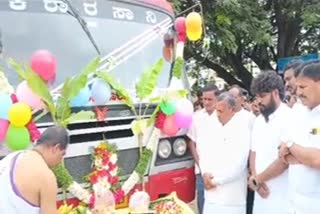 First bus service to Gaddadanayakanahalli village
