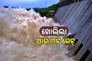 3 more gates of hirakud dam open