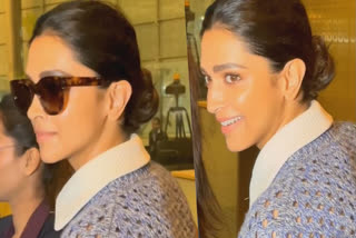 Deepika Padukone aces airport look as she gets clicked at airport, obliges to pap's request asking her to smile