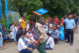 Manipur Violence protest in Indore