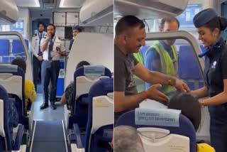 The famous airline IndiGo accorded a warm welcome to the Kargil War Hero, who fought with the enemies to protect the country. Indigo staff thanked him for his struggle and honoured him with a small gift. The video related to this is currently going viral on social media. Param Veer Chakra awardee Subedar Major Sanjay Kumar travelled by IndiGo flight to Pune on Sunday.