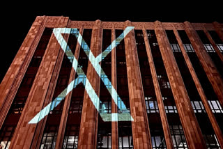Elon Musk replaces Twitter's blue bird with "X"; highlights new logo on Twitter HQ