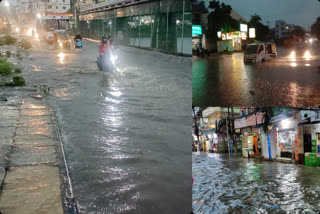 Heavy rains in Hyderabad