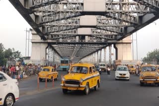 Yellow Taxis in Kolkata