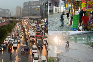 Heavy rain in Hyderabad