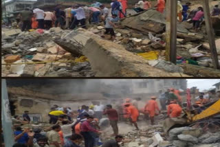 GUJARAT TWO STOREYED BUILDING COLLAPSED IN JUNAGADH