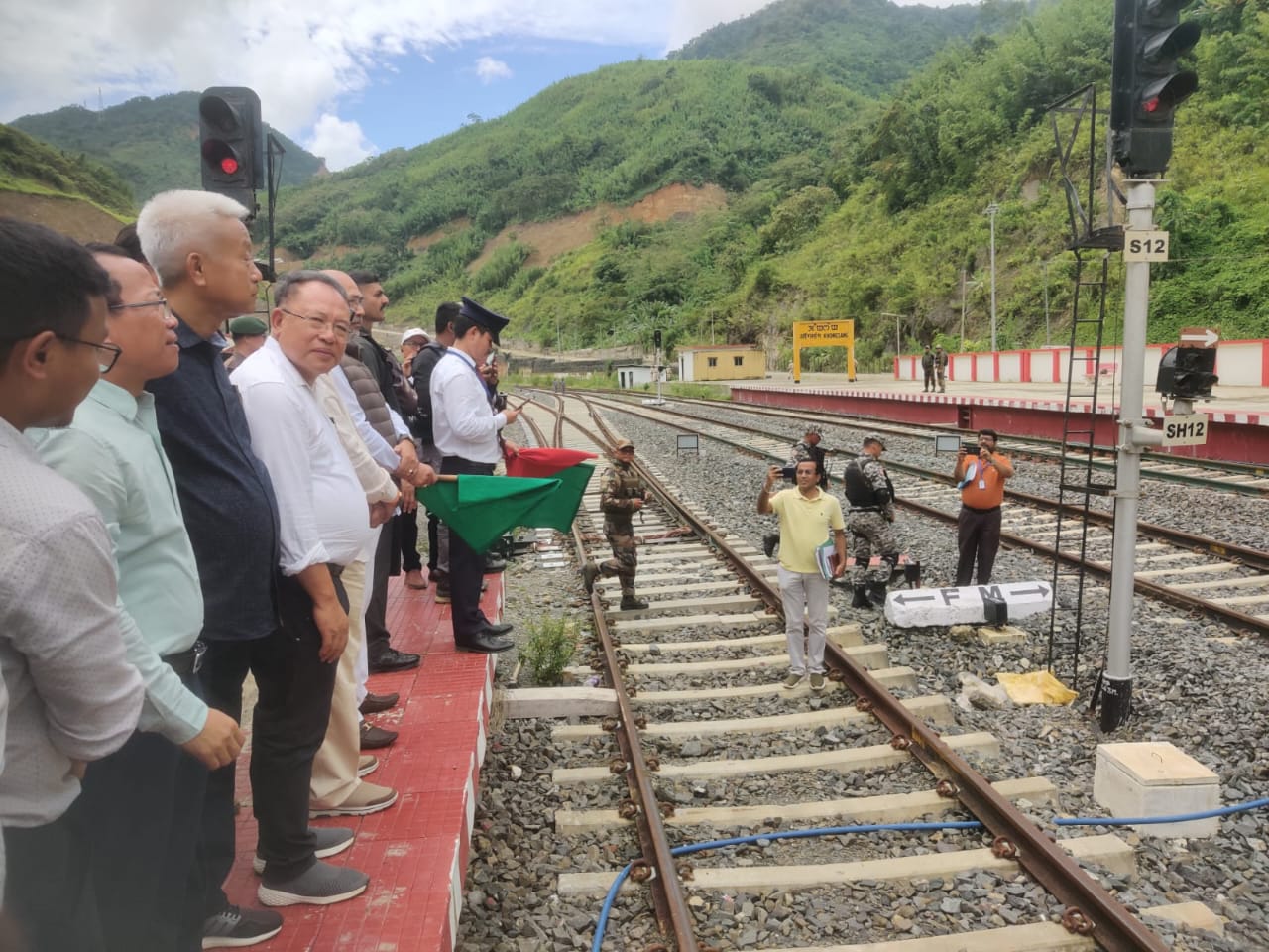 The goods train has finally arrived in Manipur