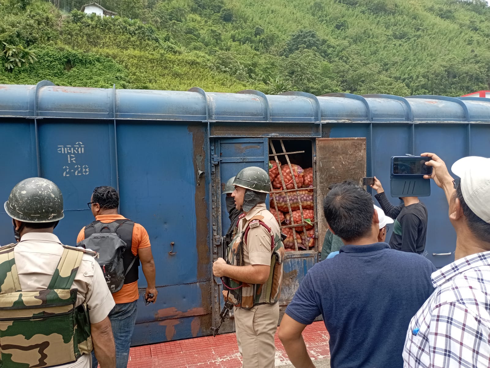 The goods train has finally arrived in Manipur